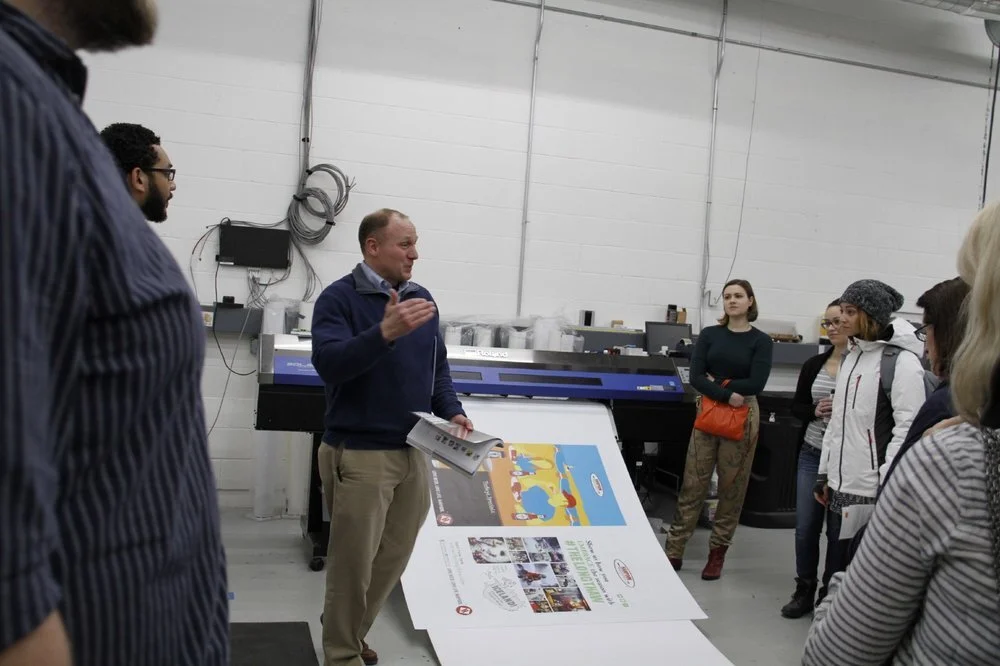 Large Format Printing. Photo: Carly Hagins