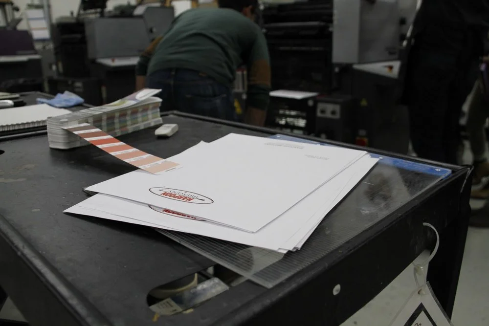 Print Samples from Harpoon. Photo: Carly Hagins