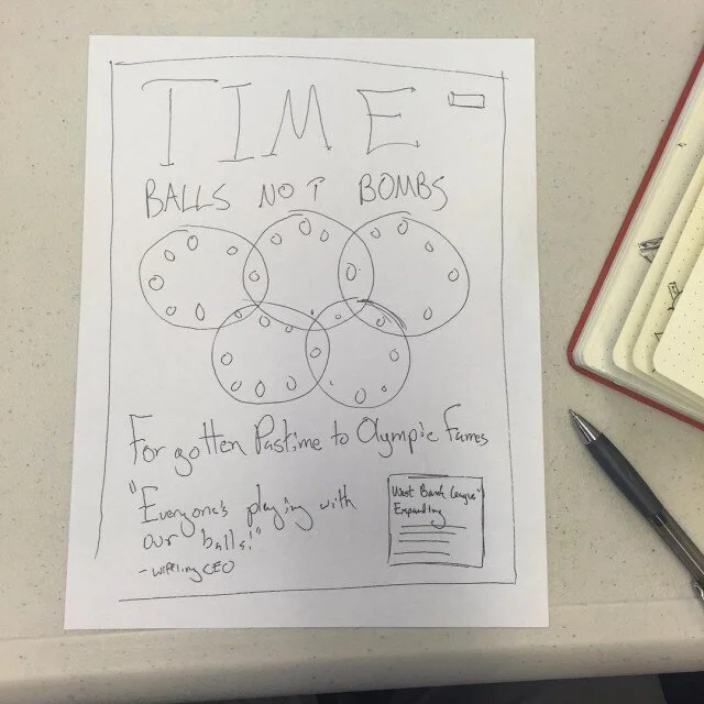 Imagine a TIME magazine cover with the product and a headline about the&nbsp;company.