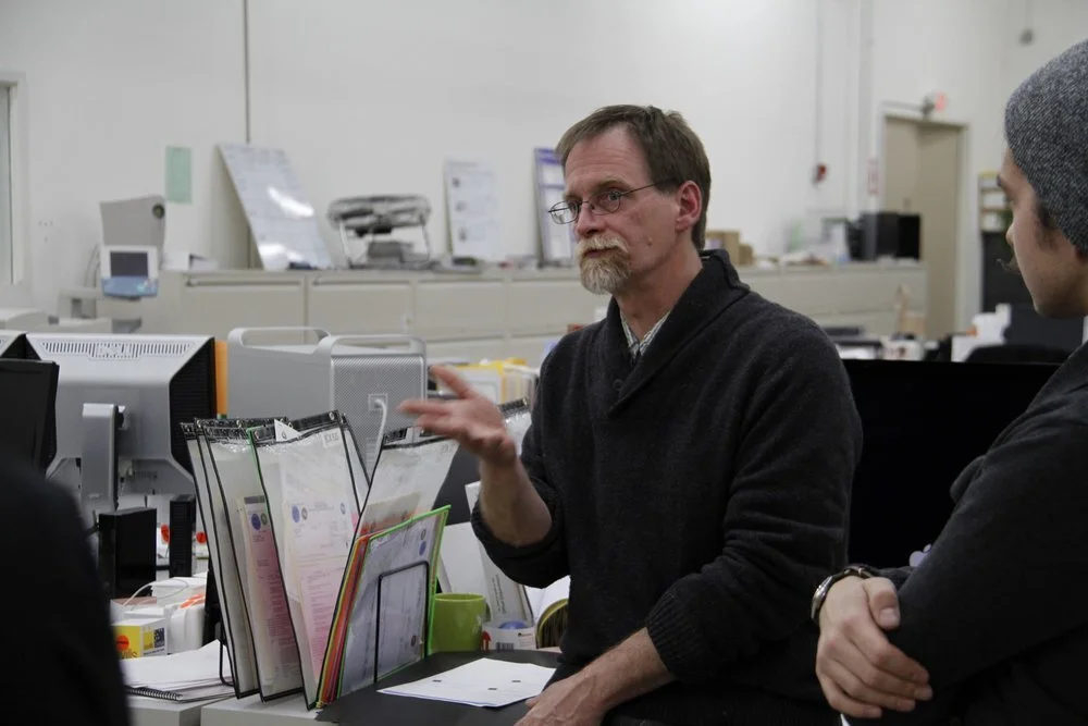 Talking with Prepress. Photo: Carly Hagins