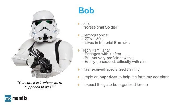 Our Stormtrooper Persona